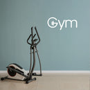 Vinyl Wall Art Decal - Gym - 17" x 40" - Trendy Motivational Positive Healthy Quote Sticker For Home Workout Room Yoga CrossFit Center Office Fitness Lifestyle Decor 3