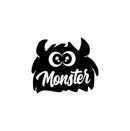 Vinyl Wall Art Decal - Monster - Modern Cute Funny Lovely Quote Sticker For Home Kids Room Baby's Nursery Living Room Playroom Kindergarten Daycare Decor 1