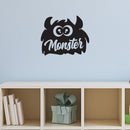 Vinyl Wall Art Decal - Monster - Modern Cute Funny Lovely Quote Sticker For Home Kids Room Baby's Nursery Living Room Playroom Kindergarten Daycare Decor 3