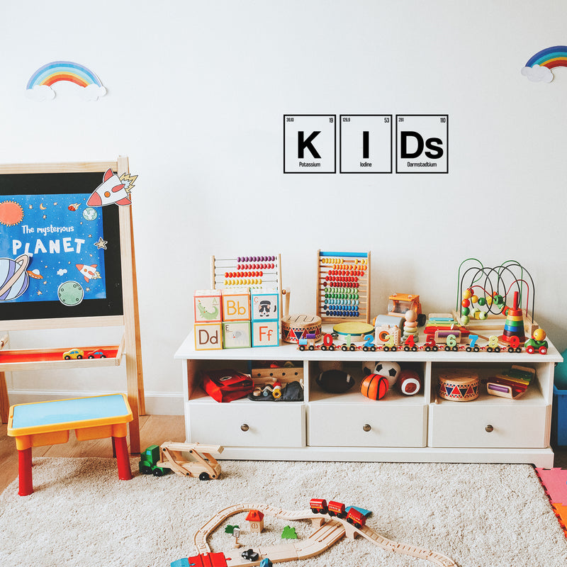Vinyl Wall Art Decal - Kids Formula - 9" x 25" - Trendy Cool Chemistry Element Design Sticker For Home Kids Room Nursery Living Room Playroom Kindergarten Daycare Decor 2