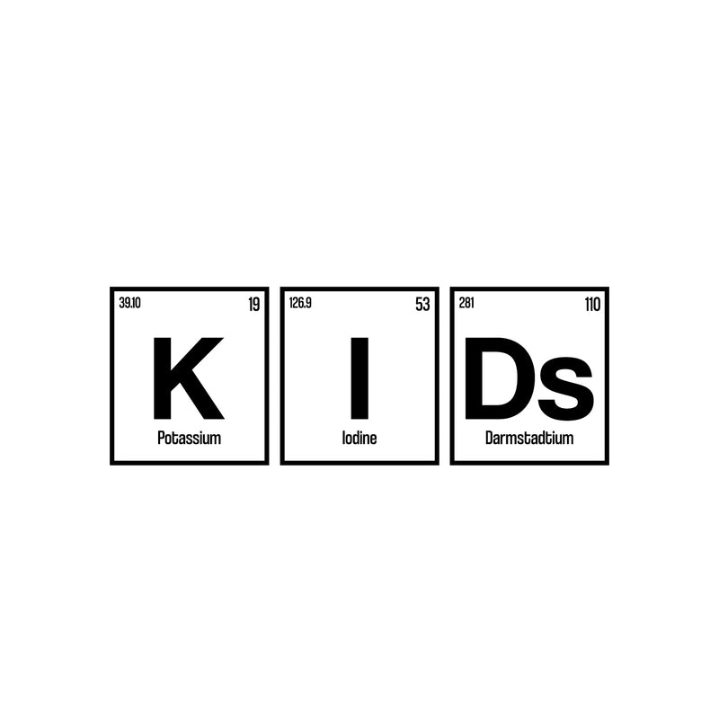 Vinyl Wall Art Decal - Kids Formula - 9" x 25" - Trendy Cool Chemistry Element Design Sticker For Home Kids Room Nursery Living Room Playroom Kindergarten Daycare Decor 1