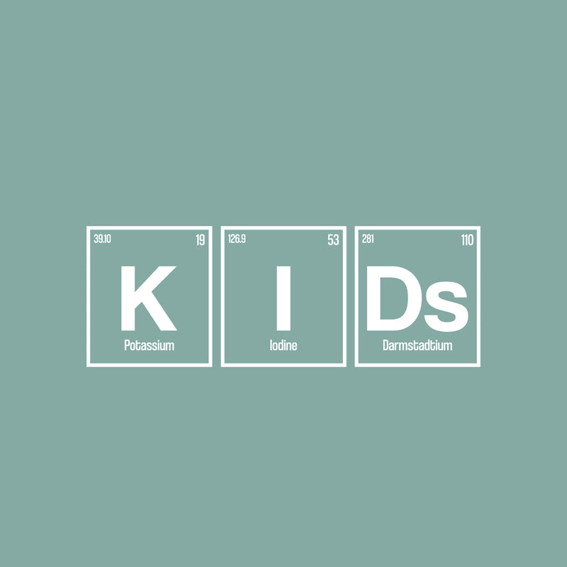 Vinyl Wall Art Decal - Kids Formula - 9" x 25" - Trendy Cool Chemistry Element Design Sticker For Home Kids Room Nursery Living Room Playroom Kindergarten Daycare Decor 1