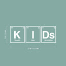 Vinyl Wall Art Decal - Kids Formula - 9" x 25" - Trendy Cool Chemistry Element Design Sticker For Home Kids Room Nursery Living Room Playroom Kindergarten Daycare Decor 4