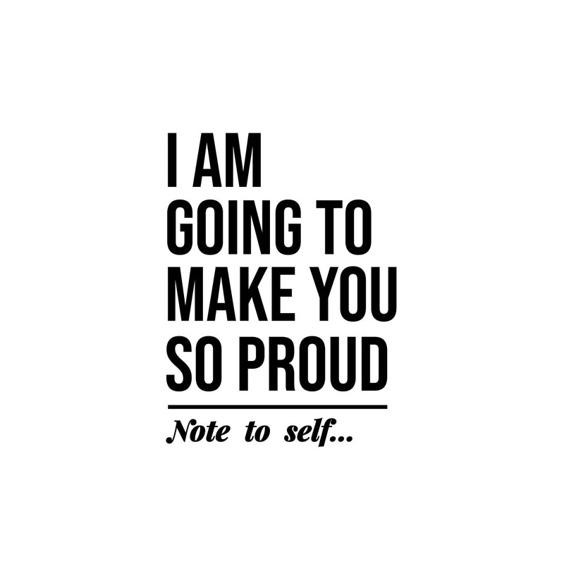 Vinyl Wall Art Decal - Note To Self Relax - 9" x 25" - Modern Inspirational Self Esteem Meditate Quote Sticker For Home Bedroom Work Office Living Room Decor 1