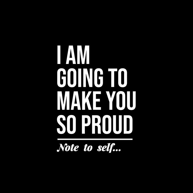 Vinyl Wall Art Decal - Note To Self Relax - 9" x 25" - Modern Inspirational Self Esteem Meditate Quote Sticker For Home Bedroom Work Office Living Room Decor 1