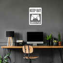 Vinyl Wall Art Decal - Keep Out Gamer At Play - Trendy Lovely Funny Positive Quote Sticker For Home Bedroom Kids Room Playroom Gaming Room Daycare School Office Decor 5