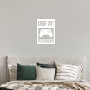 Vinyl Wall Art Decal - Keep Out Gamer At Play - 24" x 17" - Trendy Funny Motivational Positive Control Console Design Sticker For Home Kids Room Door Playroom  Classroom Office Decor 3