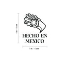 Vinyl Wall Art Decal - Hecho En México - Trendy Inspiring Positive Cool Design Quote Sticker For Office Notebooks Laptops Mugs Thermos Cars Bumpers Windows Decor 4