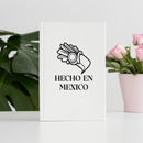 Vinyl Wall Art Decal - Hecho En México - Trendy Inspiring Positive Cool Design Quote Sticker For Office Notebooks Laptops Mugs Thermos Cars Bumpers Windows Decor 3