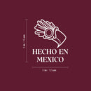 Vinyl Wall Art Decal - Hecho En México - 6" x 5" - Trendy Inspiring Positive Cool Design Quote Sticker For Office Notebooks Laptops Mugs Thermos Cars Bumpers Windows Decor 4