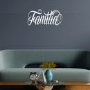 Vinyl Wall Art Decal - Familia - 35" x 14" - Modern Inspirational Word Quote Sticker For Latin Family Home Office Couple Bedroom Living Room Entryway Decor 3