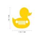 Vinyl Wall Art Decal - Duck Car - 4.5" x 5" - Modern Motivational Quote For Bedroom Mirror Notebooks Laptops Mugs Thermos Cars Window Motorbike Bumper Sticker Windows Decor 4