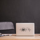 Vinyl Wall Art Decal - Heart Beat Car - 10.5" x 4" - Modern Motivational Quote For Bedroom Mirror Notebooks Laptops Mugs Thermos Cars Window Bumper Sticker Windows Decor 3