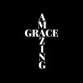 Vinyl Wall Art Decal - Amazing Grace - 15" x 9" - Modern Motivational Self Esteem Quote Sticker For Home Office Bedroom Living Room Window Coffee Shop Decor 1