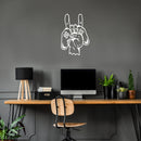 Vinyl Wall Art Decal - Hand With Game Controller - 22" x 17" - Trendy Show Rock Design Sticker For Home Office Living Room Gamer Teen Bedroom Kids Room Mirror Decor 2