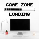 Vinyl Wall Art Decal - Game Zone Loading Gamer - 15" x 36.5" - Trendy Positive Cool Design Quote Sticker For Home Kids Room Playroom Gaming Room Daycare Kinder Toys Storefront Decor 2
