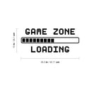 Vinyl Wall Art Decal - Game Zone Loading Gamer - - Trendy Positive Cool Design Quote Sticker For Home Kids Room Playroom Gaming Room Daycare Kinder Toys Storefront Decor 4