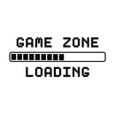 Vinyl Wall Art Decal - Game Zone Loading Gamer - 15" x 36.5" - Trendy Positive Cool Design Quote Sticker For Home Kids Room Playroom Gaming Room Daycare Kinder Toys Storefront Decor 1
