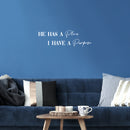 Vinyl Wall Art Decal - He Has A Plan - 10" x 32" - inspirational Modern Lovely Spiritual Quote Sticker For Home Bedroom Living Room Closet Coffee Shop Religious Center Decor 3