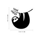Vinyl Wall Art Decal - Sloth - Trendy Inspirational Cute Sloth Design Sticker For Children Bedroom Home Baby Nursery Daycare Kids Room Decor 4