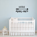Vinyl Wall Art Decal - Little Man Cave - 8" x 15" - Trendy Inspiring Lovely Kids Quote Sticker For Home Boys Room Toddlers Bedroom Nursery Playroom Kindergarten Daycare Fun Decor 3
