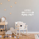 Vinyl Wall Art Decal - Little Man Cave - 8" x 15" - Trendy Inspiring Lovely Kids Quote Sticker For Home Boys Room Toddlers Bedroom Nursery Playroom Kindergarten Daycare Fun Decor 3