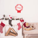 Vinyl Wall Art Decal - Joyeux Noel - 16.5" x 19" - Holiday Christmas Season Trendy Seasonal Quote Sticker For Home School Living Room Work Office Classroom Entryway Door Store Window Decor 2