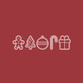 Vinyl Wall Art Decal - Hanging Christmas Ornaments - 60.5" x 15" - Holiday Season Trendy Seasonal Sticker For Home School Living Room Work Office Classroom Door Store Window Decor 1