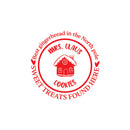 Vinyl Wall Art Decal - Mrs Claus Cookies - 16" x 16" - Holiday Christmas Season Trendy Seasonal Quote Sticker For Family Home School Kids Room Living Room Door Decor 1