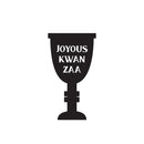 Vinyl Wall Art Decal - Joyous Kwanzaa - Grateful Inspirational Holiday Season Quote Sticker For Home Entry Door Dining Room Living Room Decor 1