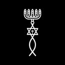 Vinyl Wall Art Decal - Hanukkah Symbols - 25" x 9" - Grateful Inspirational Holiday Season Judaism Faith Quote Sticker For Home Entry Door Dining Room Living Room Decor 1