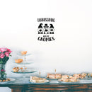 Vinyl Wall Art Decal - Thanksgiving Gnomies - Trendy Funny Lovely Fall Season Design Sticker For Home Family Room Playroom Classroom Office Coffee Shop Storefront Decor 3