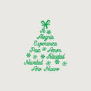 Vinyl Wall Art Decal - Fe Alegria Esperanza Paz Amor - 16" x 19" - Christmas Tree Shape Season Trendy Seasonal Spanish Quote Sticker For Home Mexican Living Room Office Store Decor 1