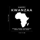 Vinyl Wall Art Decal - Happy Kwanzaa - 17" x 15" - Trendy Inspiring African American Culture Quote Africa Design Sticker For Home Family Living Room Office Coffee Shop Storefront Decor 4