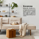 Vinyl Wall Art Decal - Kwanzaa Definition - 13" x 15" - Trendy Inspirational African American Culture Quote Sticker For Home Family Living Room Office Coffee Shop Storefront Decor 2