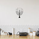 Vinyl Wall Art Decal - Hanukkiah Meaning - Modern Lovely Jewish Holiday Inspiring Sticker For Home Family Room Dining Room Coffee Shop Storefront Hebrew Culture Decor 3