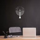 Vinyl Wall Art Decal - Hanukkiah Meaning - 17" x 12" - Modern Lovely Jewish Holiday Inspiring Sticker For Home Family Room Dining Room Coffee Shop Storefront Hebrew Culture Decor 2