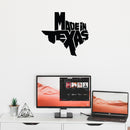 Vinyl Wall Art Decal - Made In Texas - Trendy Motivational Texas State Design Sticker For Home Living Room Office School Classroom Coffee Shop Storefront Windows Decor 2