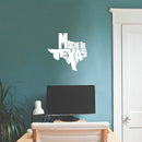 Vinyl Wall Art Decal - Made In Texas - Trendy Motivational Texas State Design Sticker For Home Living Room Office School Classroom Coffee Shop Storefront Windows Decor 5