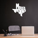 Vinyl Wall Art Decal - Made In Texas - 15" x 17" - Trendy Motivational Texas State Design Sticker For Home Living Room Office School Classroom Coffee Shop Storefront Windows Decor 2
