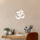 Vinyl Wall Art Decal - Ohm Symbol - 18" x 19" - Trendy Inspirational Quote Sticker Design For Yoga Class Home Bedroom Studio Namaste Meditation Store Decor 2
