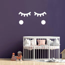 Vinyl Wall Art Decal - Sleep Eyes - 22" x 10" - Trendy Inspirational Cute Design Sticker For Children Bedroom Home Baby Nursery Daycare Kids Room Decor 2