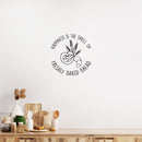 Vinyl Wall Art Decal - Happiness Is The Smell Of Freshly Baked Bread - 17. Modern Inspirational Funny Quote Sticker For Home Kitchen Restaurant Store Dining Room Decor 2