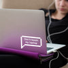 Vinyl Wall Art Decal - Don't Touch My Laptop - 3" x 5.5" - Trendy Funny Sarcastic Joke Quote Pixel Design Sticker For Home Office Laptop Computer Living Room Bedroom Decor 3