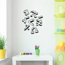 Vinyl Wall Art Decal - Math Signs - Trendy Motivational Educational Back to School Design Sticker For Classroom Kids Room Home Kindergarten Funny Playroom Preschool Decor 2