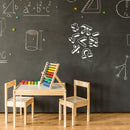 Vinyl Wall Art Decal - Math Signs - 20" x 17" - Trendy Motivational Educational Back to School Design Sticker For Classroom Kids Room Home Kindergarten Funny Playroom Preschool Decor 3