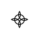 Vinyl Wall Art Decal - Witches Knot - 4" x 4" - Power Of 4 Elements Magic Quote Sticker For Office Laptop Mugs Thermos Notebook Girls Mystic Spooky Decor 1