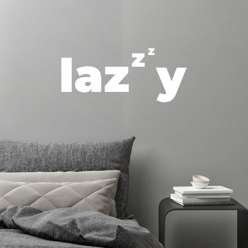 Vinyl Wall Art Decal - Lazzzy - 5" x 12" - Modern Lovely Inspirational Quote Sticker For Home Bedroom Playroom Nursery Family Room Kids Room Daycare Kindergarten Decor 2