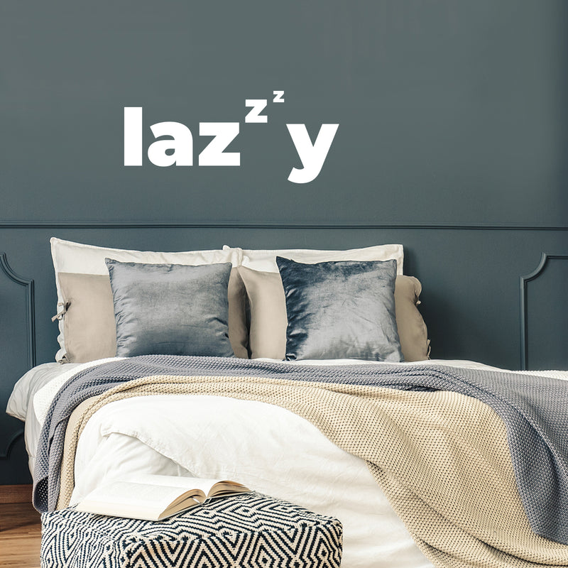 Vinyl Wall Art Decal - Lazzzy - 5" x 12" - Modern Lovely Inspirational Quote Sticker For Home Bedroom Playroom Nursery Family Room Kids Room Daycare Kindergarten Decor 3