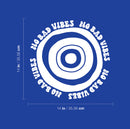 Vinyl Wall Art Decal - No Bad Vibes - 14" x 14" - Trendy Peaceful Good Vibes Quote Evil Eye Design Sticker For Bedroom Closet Living Room School Office Decor 4